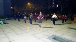 Line Dance er en vanlig foretelse på kveldene. En passende GethoBlaster på bakken så er dansen i gang